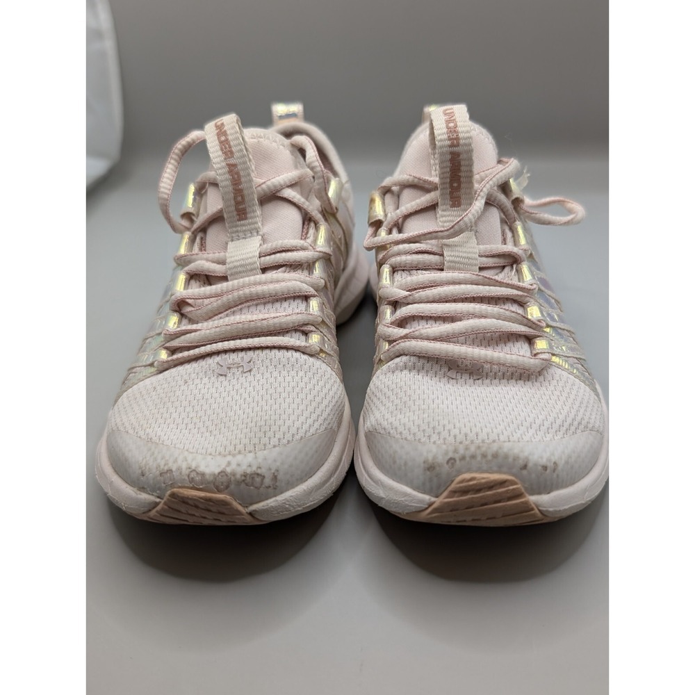 Under Armour Youth GGS Infinity GG Ice Pink Stretchy shoe sneaker Size 12K